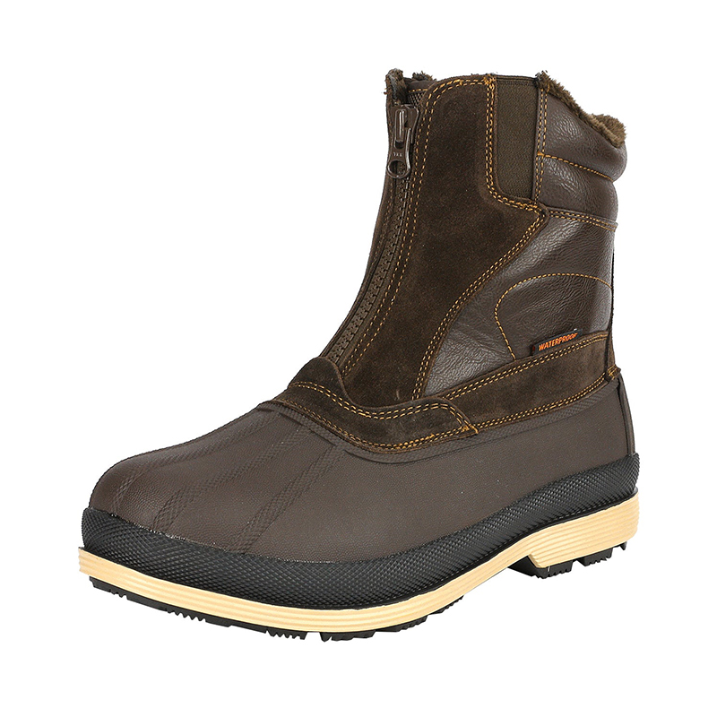 Men's Slip-On Waterproof Winter Snow Boots-Nortiv 8